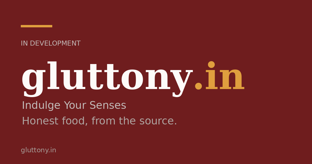Link preview image for gluttony.in